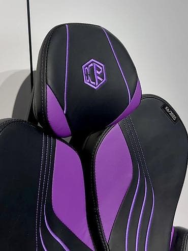 moza racing: Игровое кресло, Новый, С колесиками, цвет - Фиолетовый, Кожа — 6