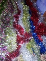 искусственный цветы бу: Елочные игрушки 20шт и мишура 10шт. За все 1200с — 3