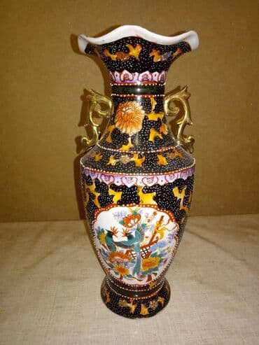 большие вазы для цветов купить: Продаётся китайская ваза для цветов. Роспись. Высота вазы 35 см — 1
