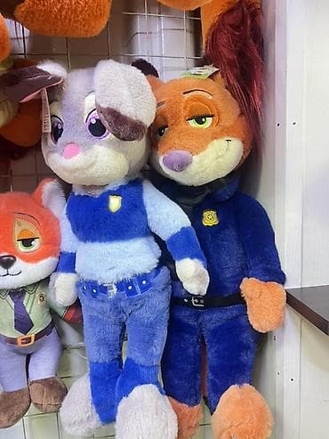 🧸 Мягкая игрушка «Зверополис» Лис Ник и Зайка Джуди 50 см Продаются