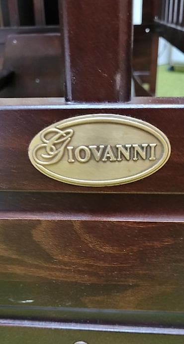 sofa bed: Детская кроватка-трансформер Giovanni (цвет: темный орех) + матрас — 4