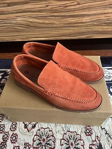 Лоферы, 37, Loro Piana, Б/у, цвет - Оранжевый, Самовывоз, Платная доставка