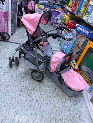 купить прогулочную коляску недорого: Коляска, цвет - Розовый — 5