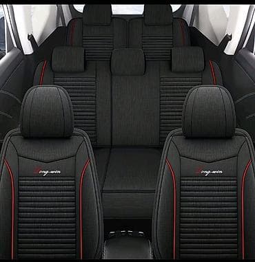 пленка для клубнику: Чехлы Велюровые, цвет - Черный, Toyota, Новый, Самовывоз — 1