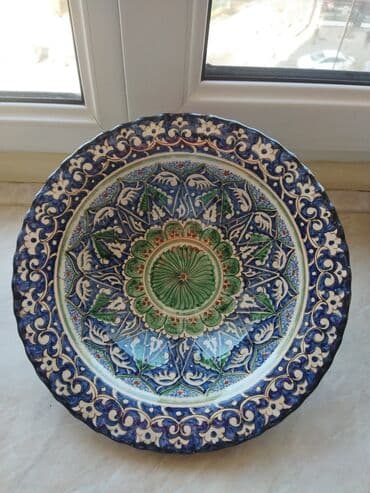 фруктовница ссср: Риштанская голубая керамика авторская ручная работа! Чаша для фруктов — 2