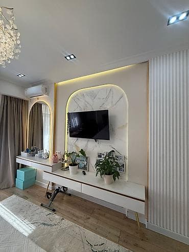 Квартиры: 4 комнаты, 107 м², Джал мкр (в т.ч. Верхний, Нижний, Средний) Элитка, 9 этаж, Дизайнерский ремонт — 2