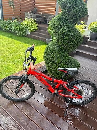 Детский мир: Детский велосипед Giant, диаметр колес 20" - Легкая алюминиевая рама — 1