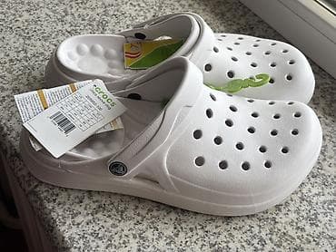Crocs Reviva Clog, модель 20, цвет белый. - Оригинальные сабо Crocs с