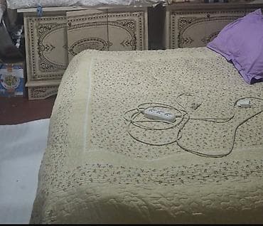 мебель спальный: Спальный гарнитур, Б/у, Двуспальная кровать, Шкаф, Комод, Белоруссия, МДФ, Самовывоз, цвет - Белый — 3