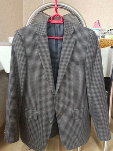 прокат мужских костюмов [возьми на прокат] бишкек фото: Мужской костюм, M, Б/у, цвет - Черный, Самовывоз — 3