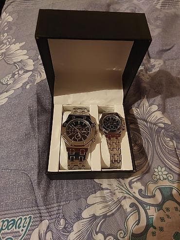 жазалма доллар: Парные наручные часы в подарочной коробке.город кант - Набор из двух — 1