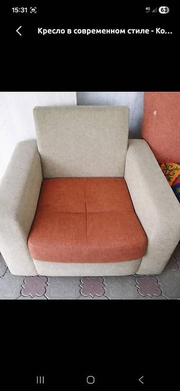Тумбалар: Кресла для гостиной. одно кресло стоит 1500 сом г.Кант - Мягкие — 1