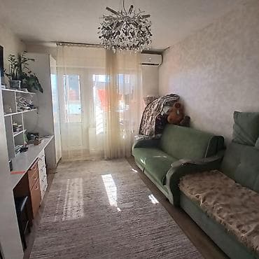 Квартиры: 1 комната, 34 м², Тунгуч мкр 105 серия, 9 этаж, Старый ремонт — 7