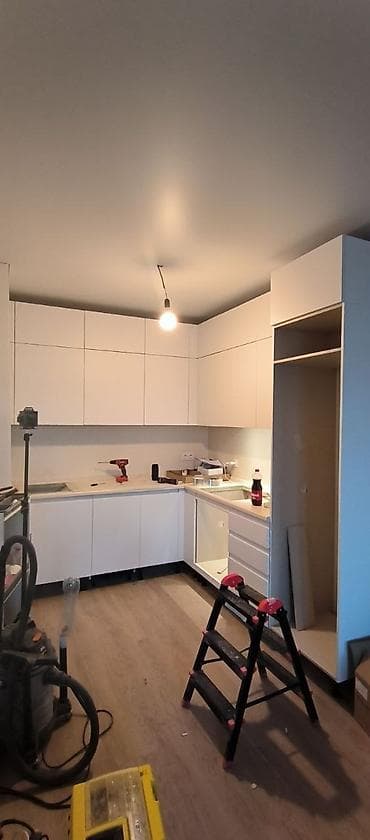 кухонный фасад: Кухонный гарнитур, цвет - Бежевый — 10