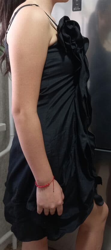 коктейльные платья бордового цвета: Вечернее платье, Коктейльное, Короткая модель, Полиэстер, Без рукавов, Открытая спина, M — 3