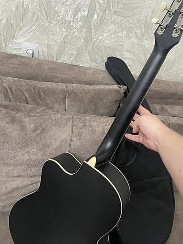 gitara lakewood: Акустическая гитара Caraya C-931 BK и сумка в подарок. цвет — матовый — 2