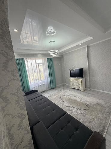 Батирлер: 2 бөлмө, 63 м², Асанбай мкр Элитка, 8 кабат, Евро оңдоо — 2