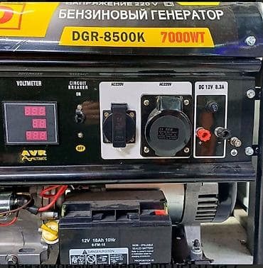 Генераторы: Бензиновый генератор DECO DGR-8500K - Номинальная мощность: 7000 Wt - — 2