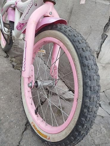 Велозапчасти: Детский велосипед, 2-колесный, 4 - 6 лет, Для девочки, Б/у — 3