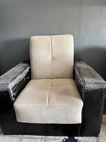 гостиный гарнитур: Комплект мягкой мебели, цвет - Бежевый — 2