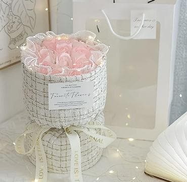 одежда на прокат: Принимаю заказы на букеты из декоративных мыльных роз в шляпной — 5