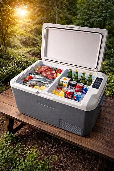 холодильник авто: Автомобильный холодильник 12В/24В для дома и поездок - Работает от — 3