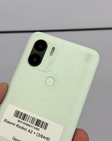мед алимин: Redmi, Redmi A2 Plus, Б/у, 64 ГБ, цвет - Зеленый, 2 SIM — 4