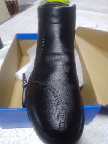 стильная женская одежда больших размеров оптом: Черные мужские ботинки-слипоны (анкл-боты) WanLong Sport. - Тип — 6