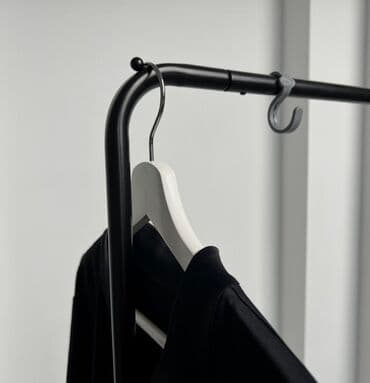 напольные: Вешалка гордеробная Валенсия 32М с двумя полками на колёсах Вешалка — 16