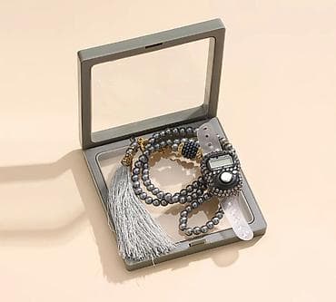 zikr ring: Набор для зикра: чётки с тасбих-счётчиком и подарочной коробкой - — 2