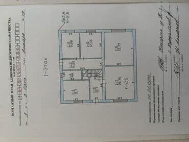 дом 100кв метров 4 комнаты район гостиницы ряжом 12 школа: Үй, 156 м², 6 бөлмө, Менчик ээси, Эски ремонт — 6