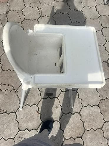 Швейные стулья: Стул для кухни, Б/у, Пластик, цвет - Белый — 3