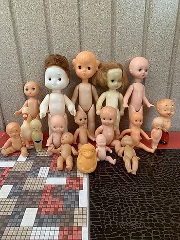 Коллекция винтажных кукол и советских игрушек (набор) СССР Цена: 300