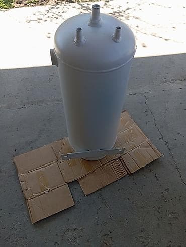 выезд газ: Вертикальный стальной бойлер/бак 50литровый для душа — 2