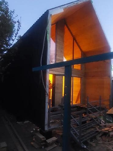 быстровозводимые дома бишкек: Современные каркасные дома с панорамным остеклением и вторым светом - — 10