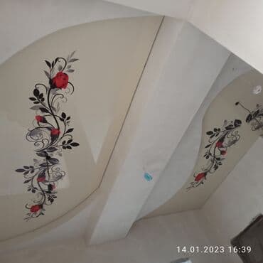 оценка дома: Керме шыптар Жылтырабаган, Жылтырак, 3D потолоктор Монтаждоо, Кепилдиги, Демонтаждоо — 2