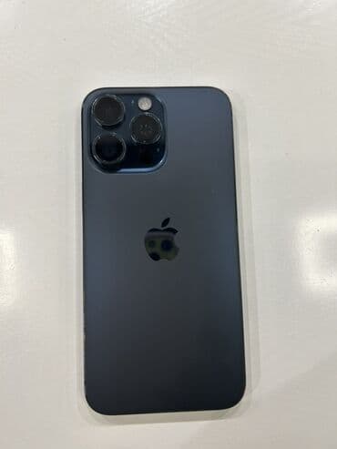 5 айфон: IPhone 15 Pro Max, Колдонулган, 256 ГБ, Blue Titanium — 6