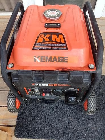 Инверторный бензогенератор KEMAGE KM7500ioE - Тип: инверторный