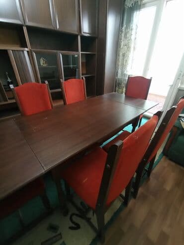 бу закройный стол: Стол и стул для зала, Б/у, Самовывоз, цвет - Коричневый — 4