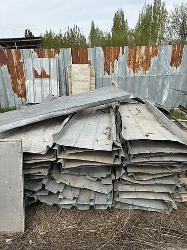 Листы оцинкованные, забор, ограды 4 метровые, ширина 70 500 сом 2м