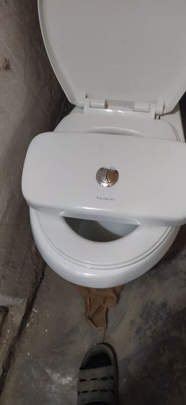 скупка унитаз: Унитаз Напольный, Б/у, Материал: Фаянс — 4