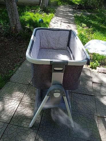 детская кровать новая: Люлька, Колыбель, Пластик, цвет - Серый — 3