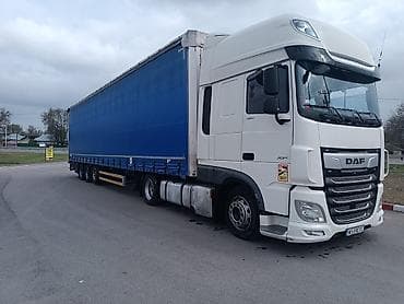 xf: Тягач, DAF, 2019 г., Тентованный — 2