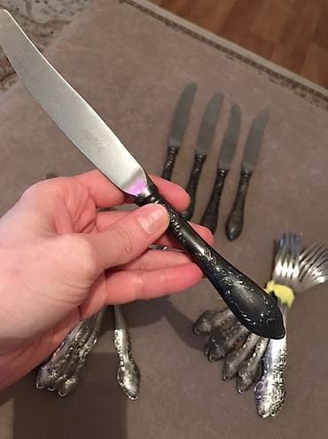 ссср нож: 💯 Новый Советский Столовый набор Настоящие СССР😍 Антиквариат Винтаж — 1