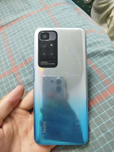 Redmi, Redmi 10, Колдонулган, 128 ГБ, түсү - Көгүлтүр, 2 SIM — 1