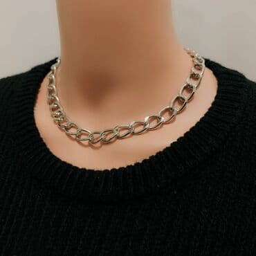 кожанный плащ: Металлическая цепочка, уличный стиль, модные крутые аксессуары — 2