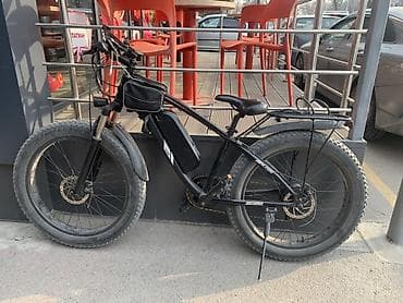 Электровелосипед fatbike 26" - Прочный хардтейл с толстыми покрышками at lalafo.kg Электровелосипед fatbike 26" - Прочный хардтейл с толстыми покрышками