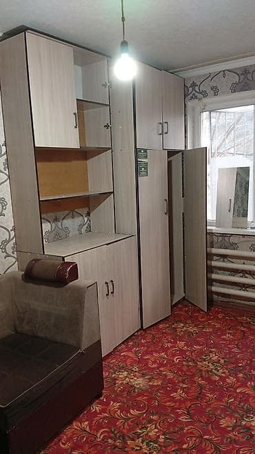 Детский комплект мебели: стенка с шкафами + двухъярусная кровать