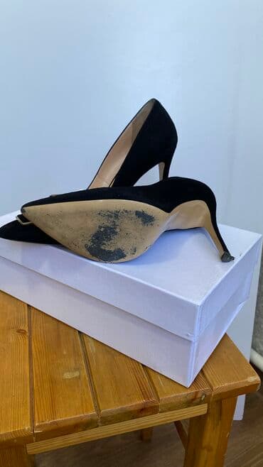 ecco 42: Шикарные натуральные замшевые туфли Cruх! В 38 размере, очень — 4