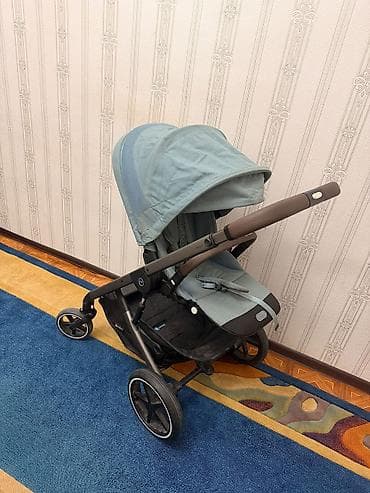 cybex: Коляска, Cybex, цвет - Голубой, Б/у, Самовывоз — 4